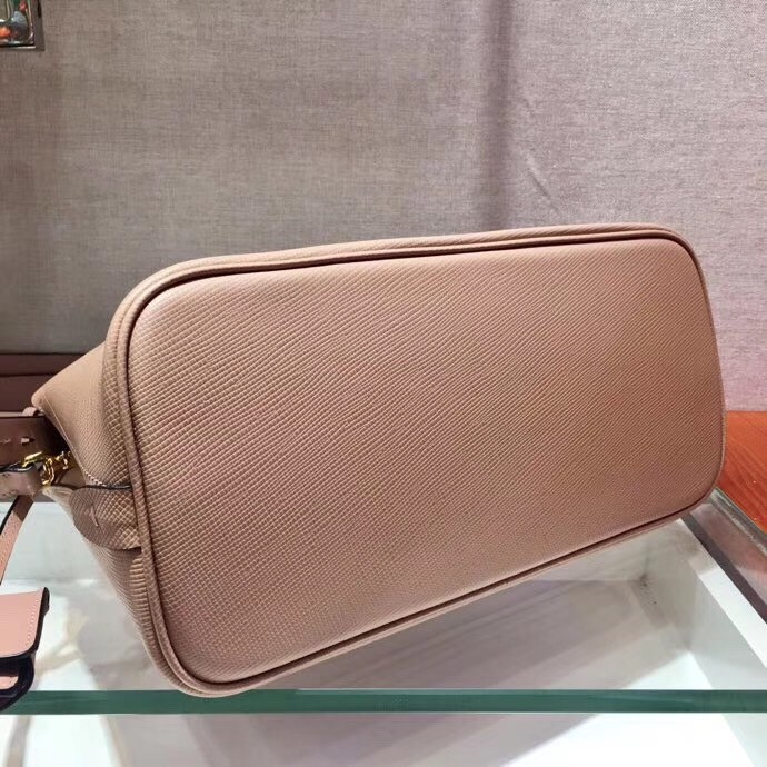 Pra*a matinee small bag in powder saffiano leather