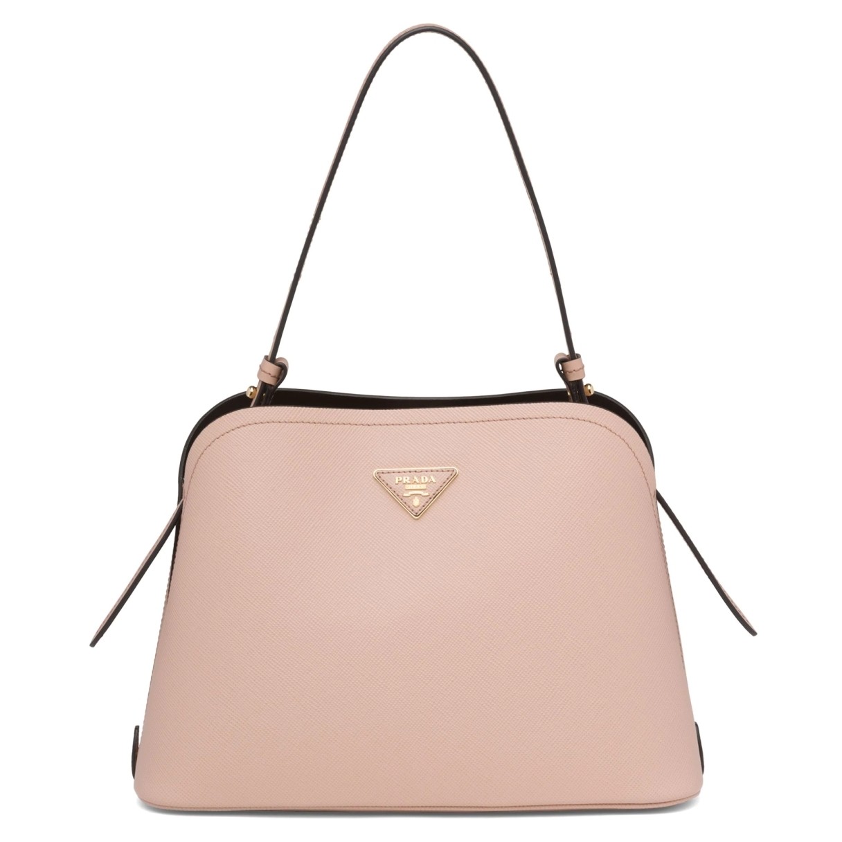 Pra*a matinee small bag in powder saffiano leather