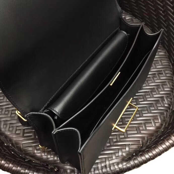 Pra*a large cahier bag in black leather