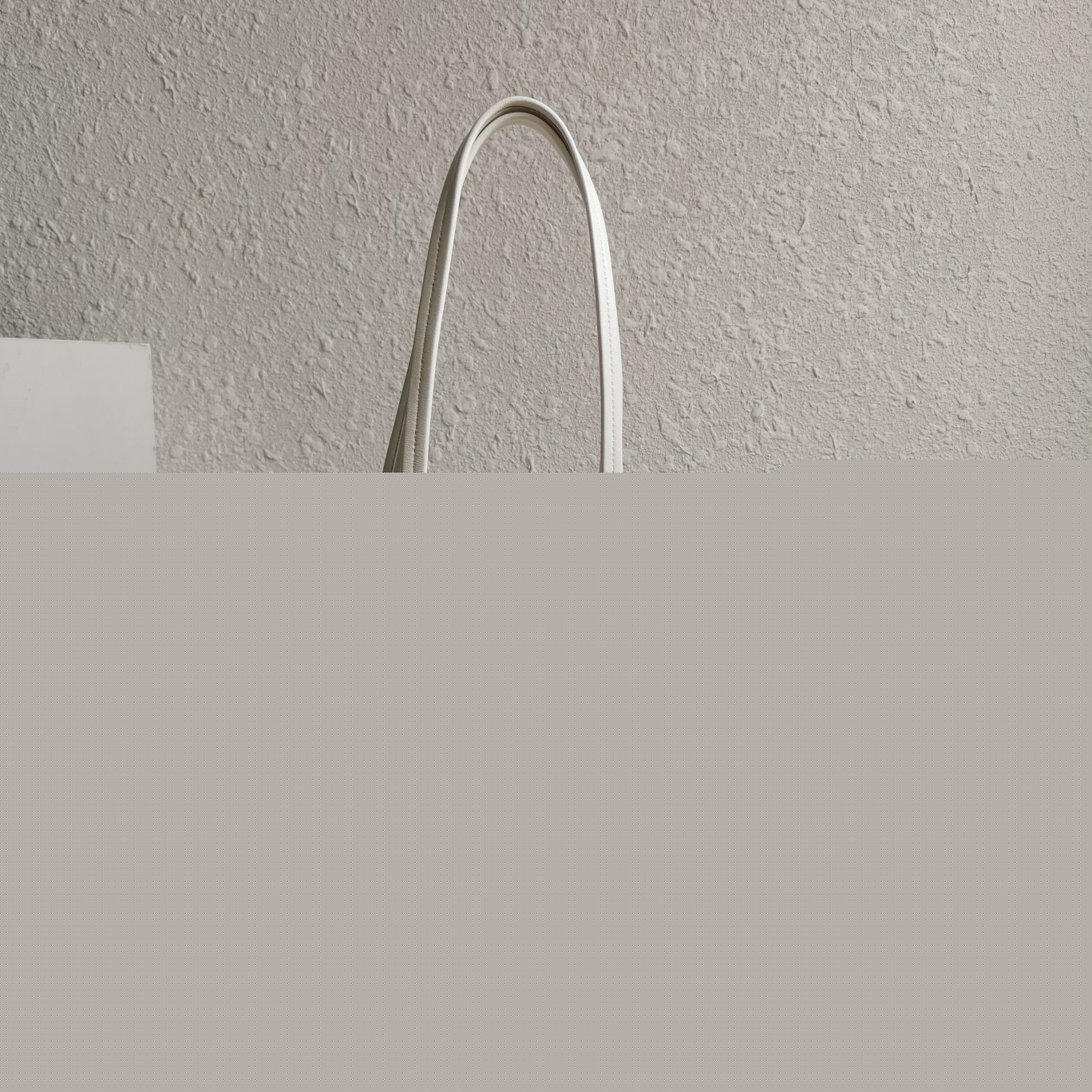 Pra*a shoulder bag in white nappa leather