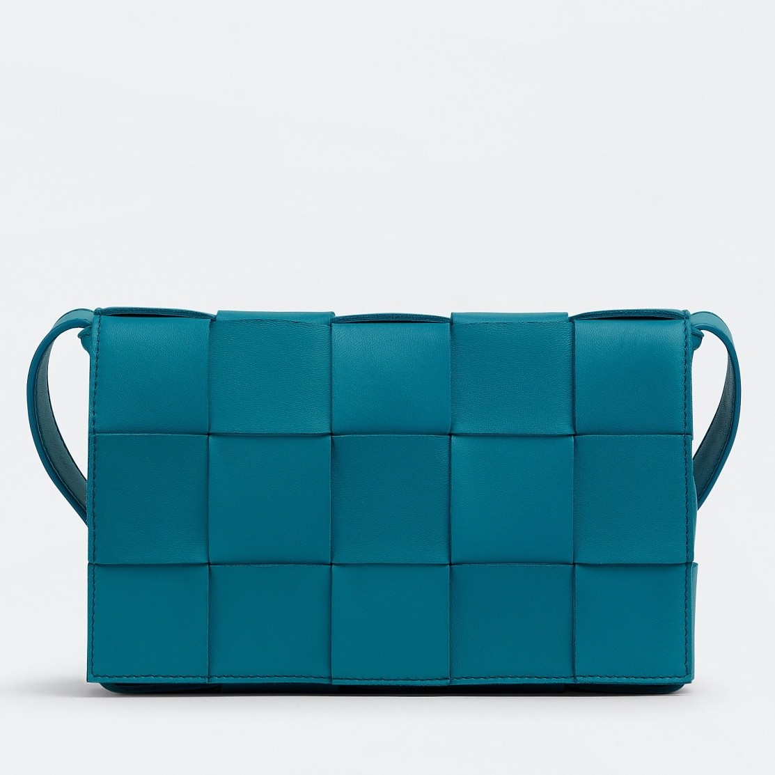 bo*te*ga Ve*ne*ta cassett bag in mallard intrecciato lambskin