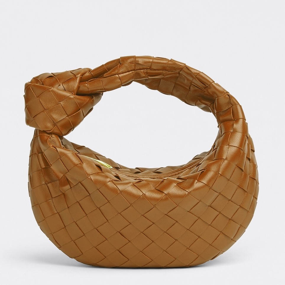 bo*te*ga Ve*ne*ta bv jodie mini bag in caramel intrecciato lambskin