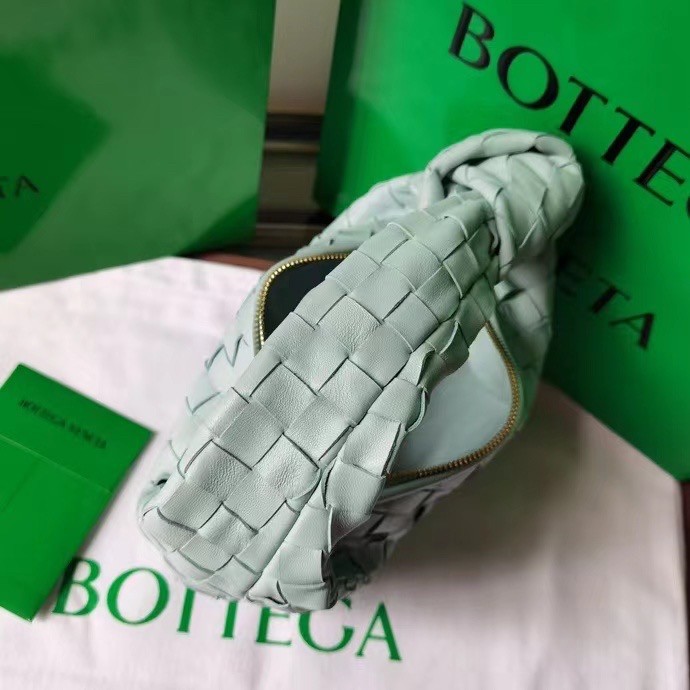 bo*te*ga Ve*ne*ta bv jodie mini bag in teal washed intrecciato lambskin