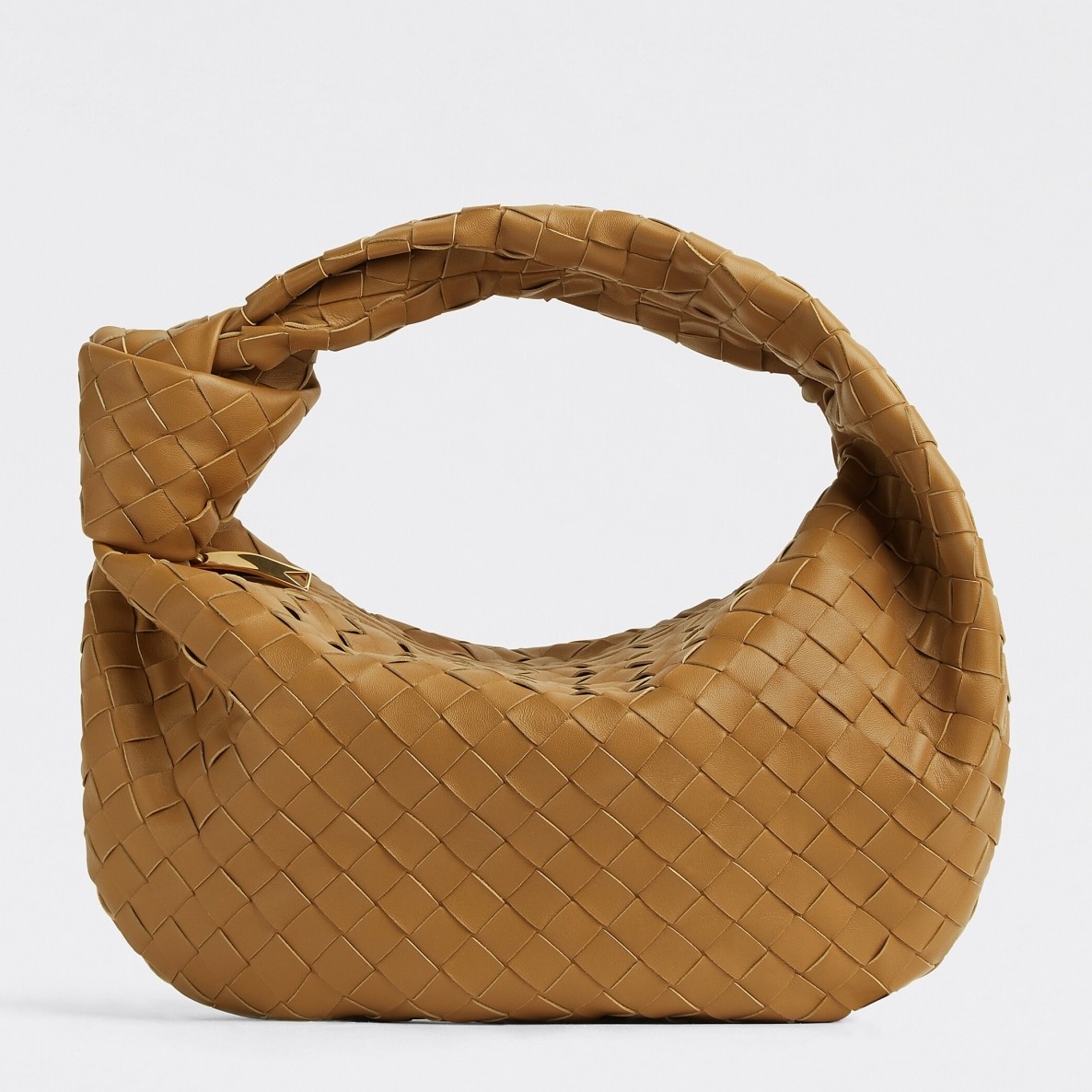 bo*te*ga Ve*ne*ta bv jodie teen bag in caramel intrecciato leather