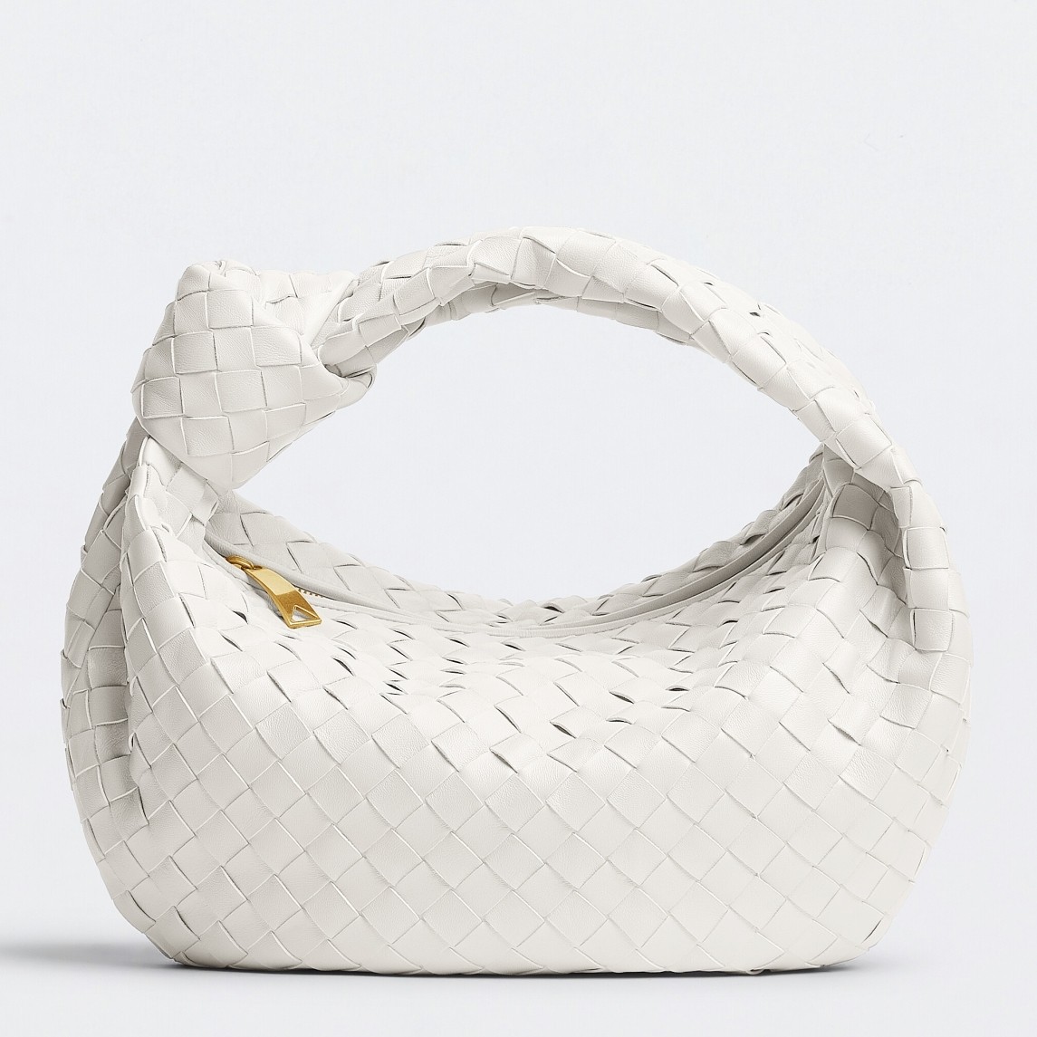bo*te*ga Ve*ne*ta bv jodie teen bag in white intrecciato leather