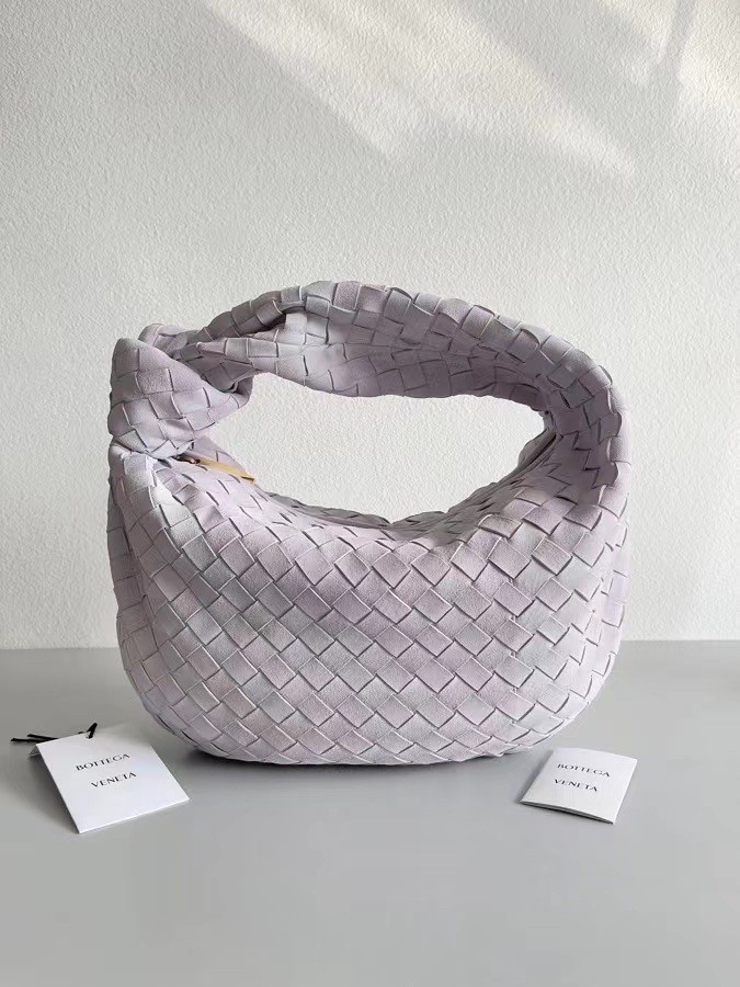 bo*te*ga Ve*ne*ta bv jodie teen bag in lilas suede calfskin