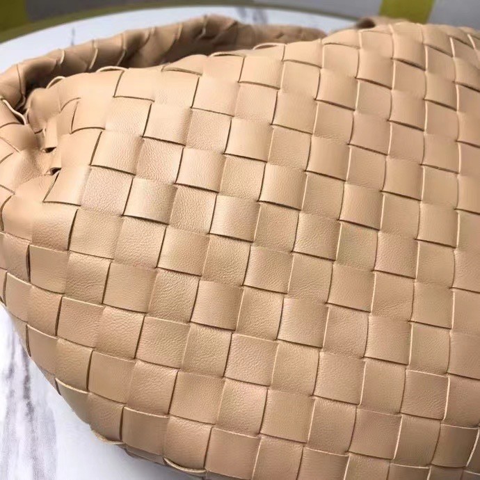 bo*te*ga Ve*ne*ta bv jodie small bag in beige intrecciato leather