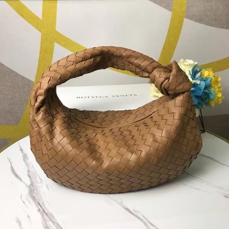 bo*te*ga Ve*ne*ta bv jodie small bag in caramel intrecciato leather