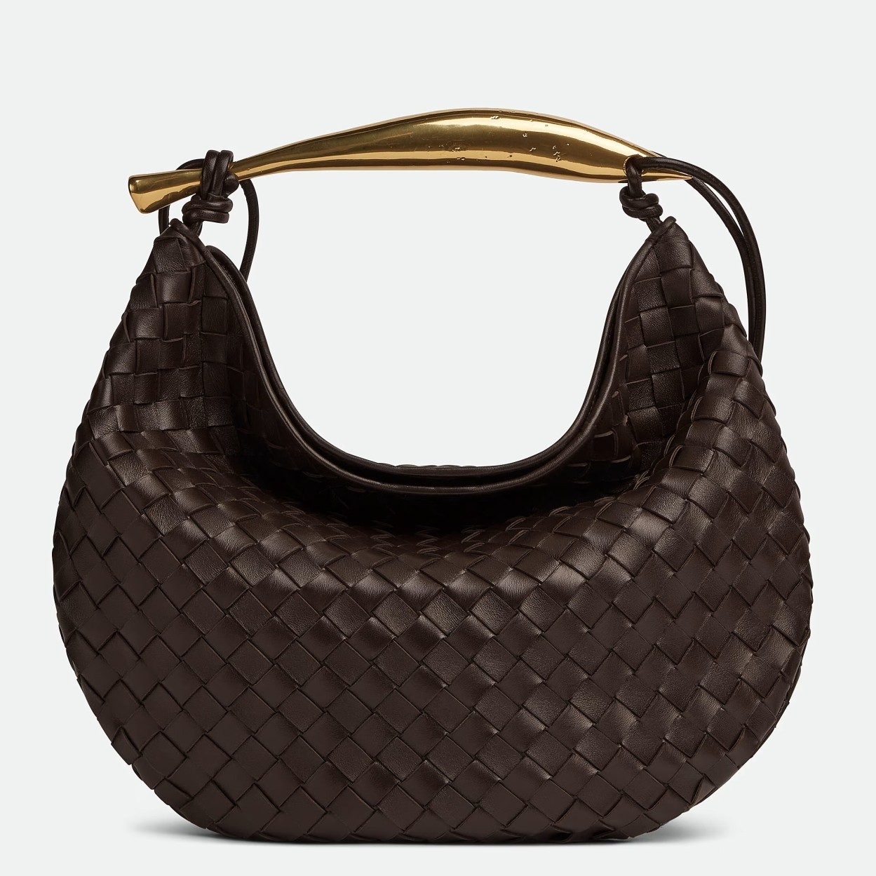 bo*te*ga Ve*ne*ta sardine medium bag in fondant intrecciato lambskin