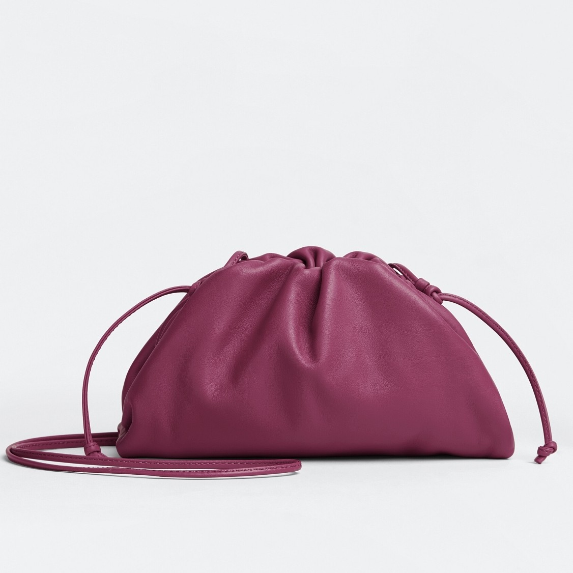 bo*te*ga Ve*ne*ta mini pouch in cinnabar calfskin