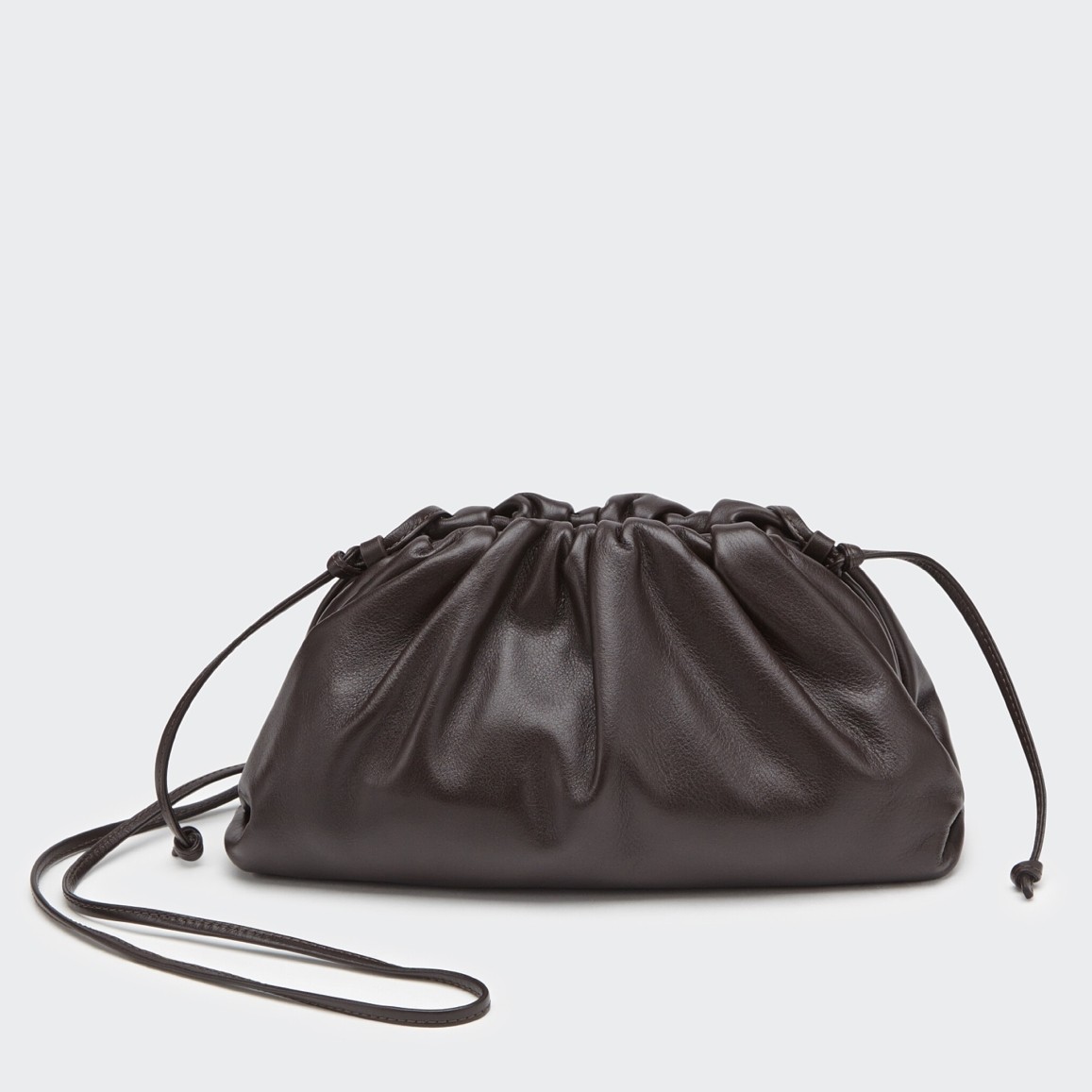 bo*te*ga Ve*ne*ta mini pouch bag in fondant calfskin