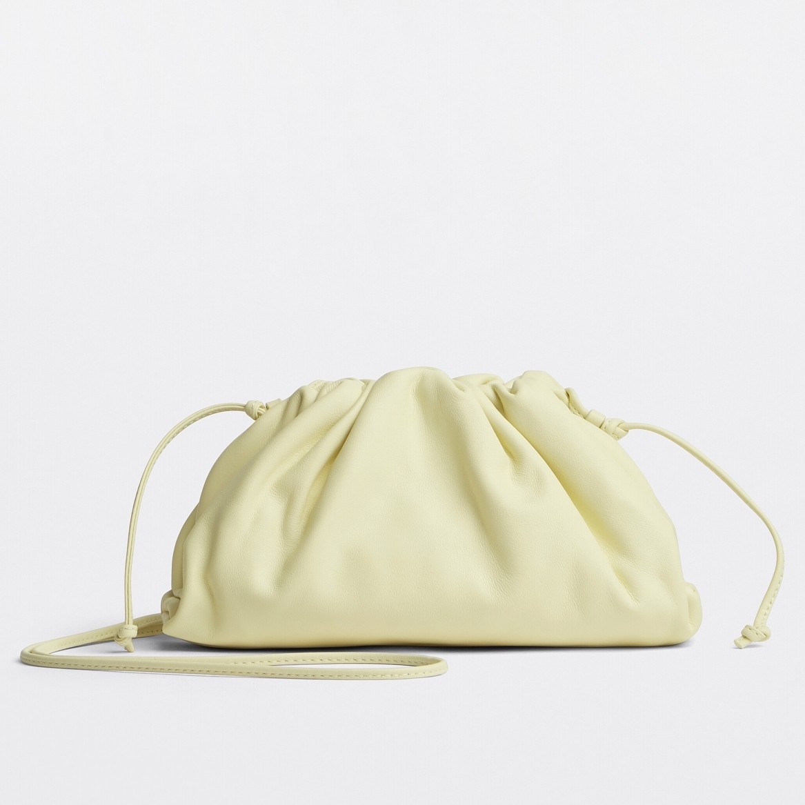 bo*te*ga Ve*ne*ta mini pouch bag in zest washed calfskin