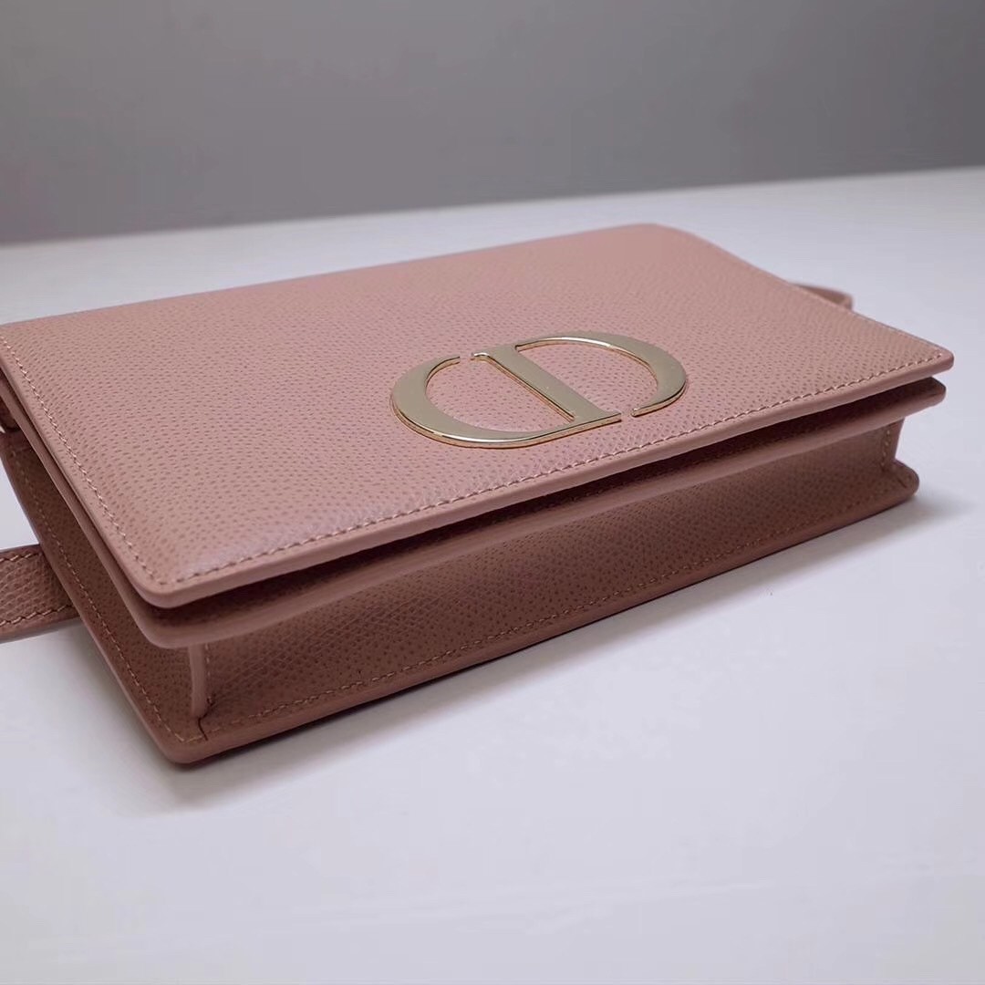 D*or 30 montaigne 2 in 1 belt bag in poudre calfskin