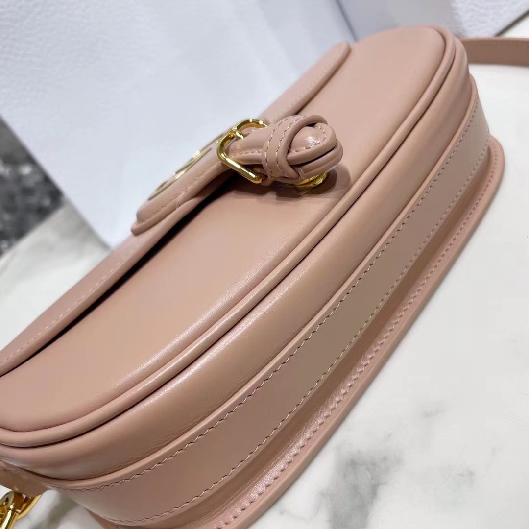 D*or bobby east-west bag in powder box calfskin