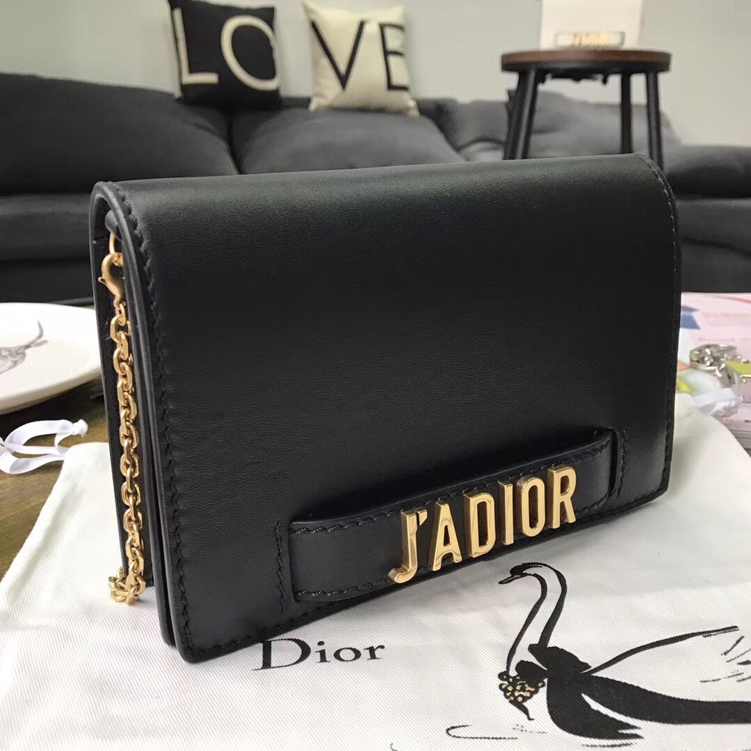 D*or black j’aD*or wallet on chain pouch