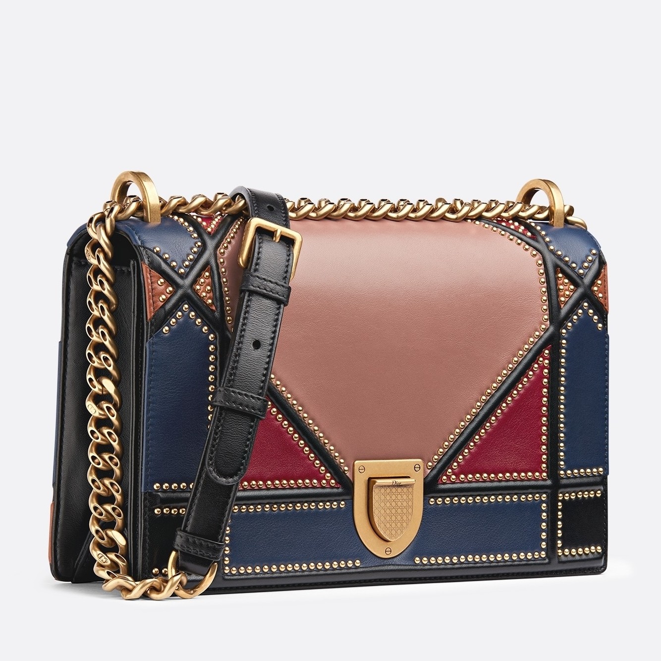 D*or D*orama bag in multi-coloured patchwork
