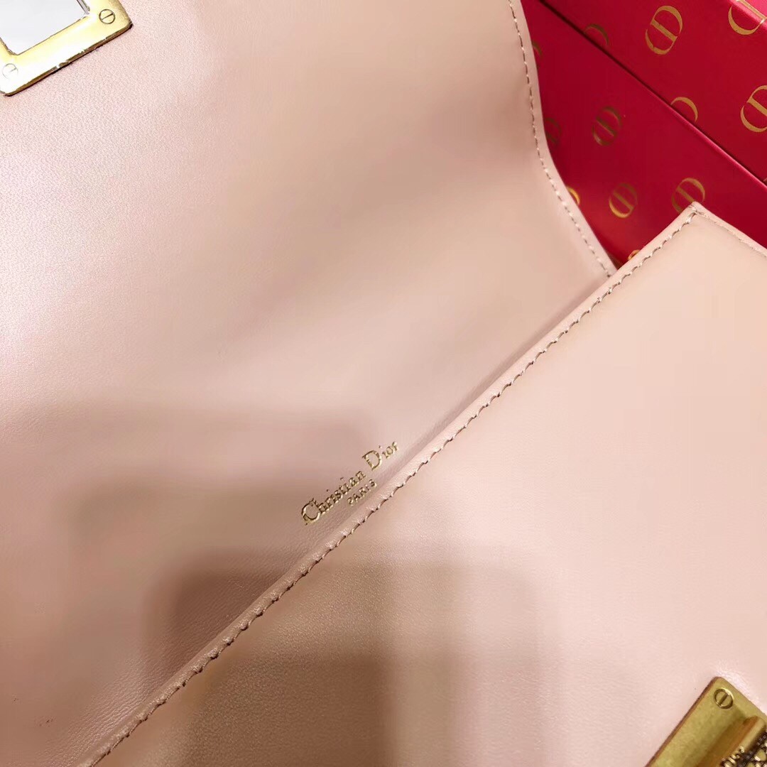 D*or D*orama bag in poudre studded lambskin