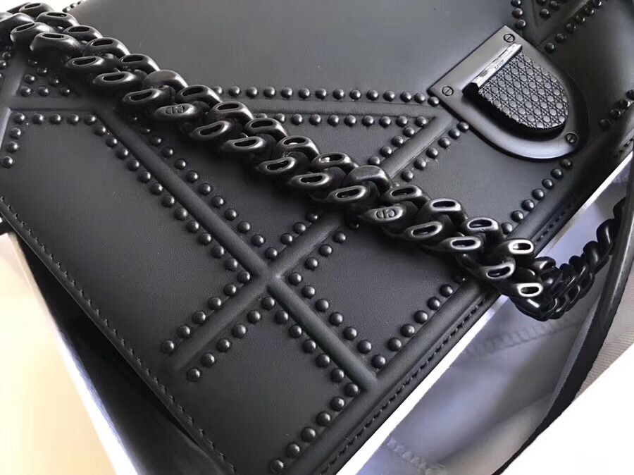 D*or studded D*orama ultra matt so black bag