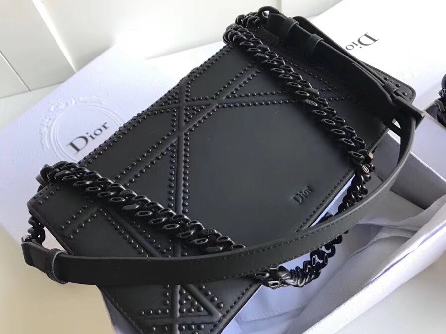 D*or studded D*orama ultra matt so black bag
