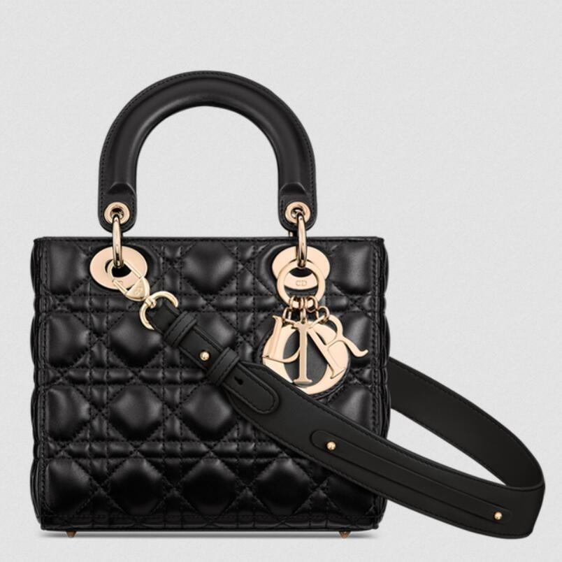 D*or small lady D*or my abcD*or bag in black lambskin