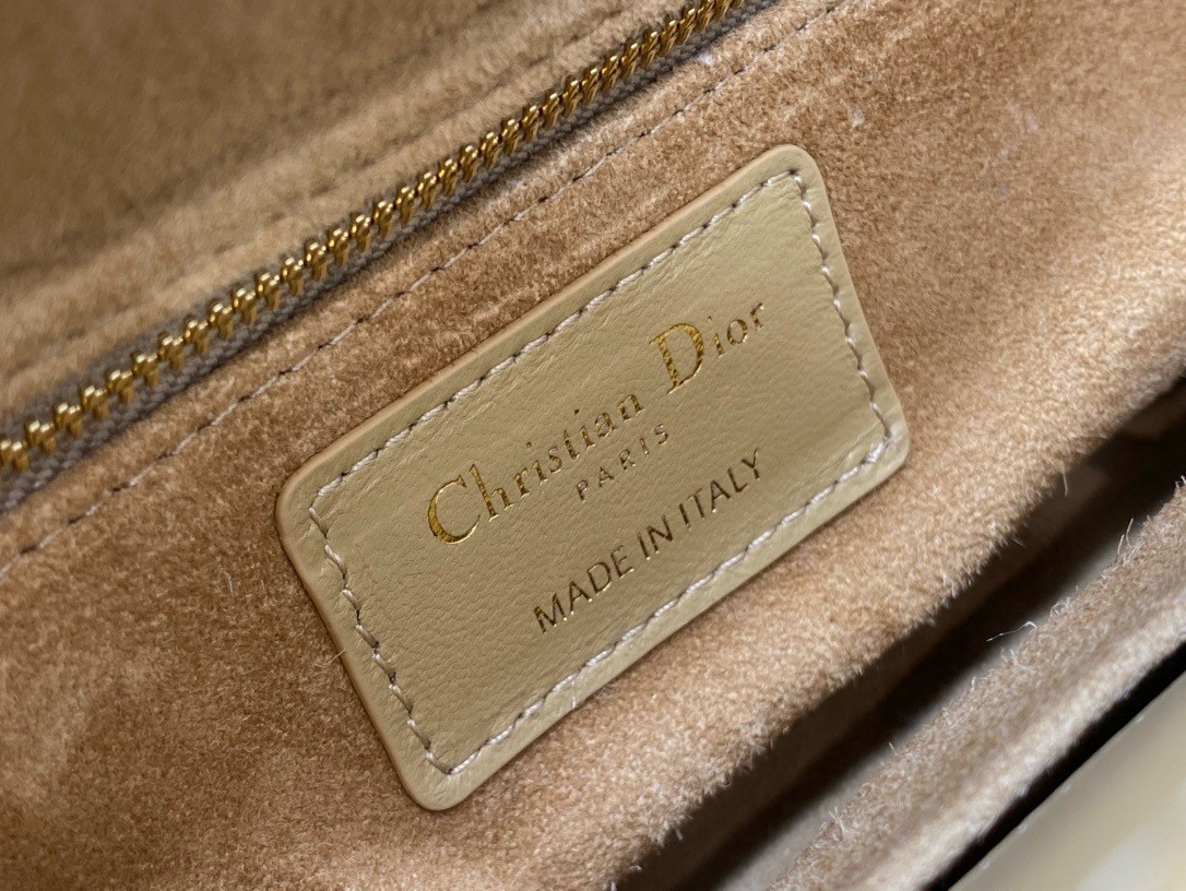 D*or small lady D*or my abcD*or bag in sand lambskin