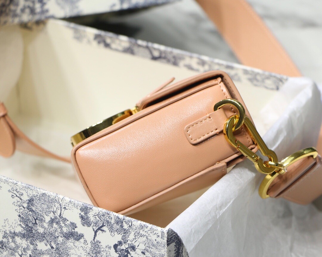 D*or 30 montaigne box bag in powder box calfskin