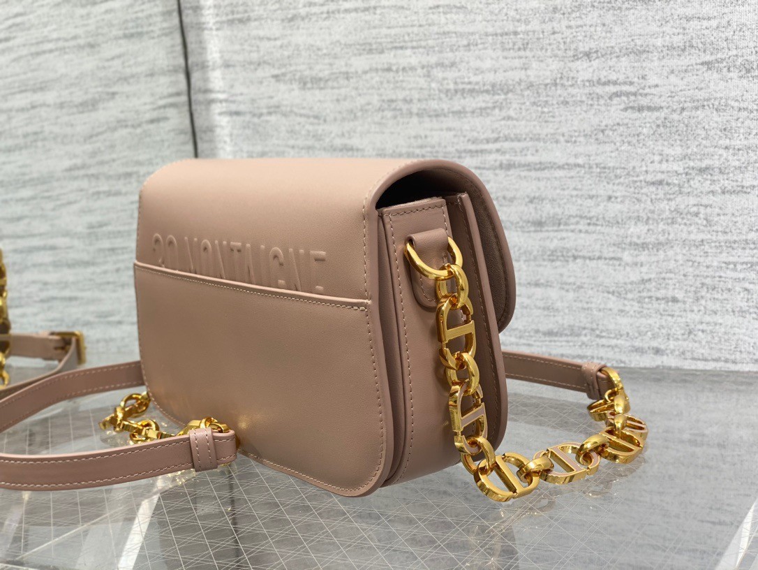 D*or 30 montaigne avenue bag in heritage pink box calfskin