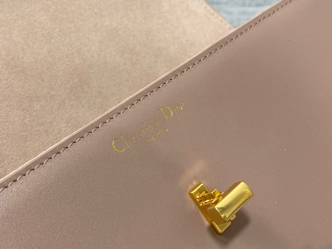 D*or 30 montaigne avenue bag in heritage pink box calfskin