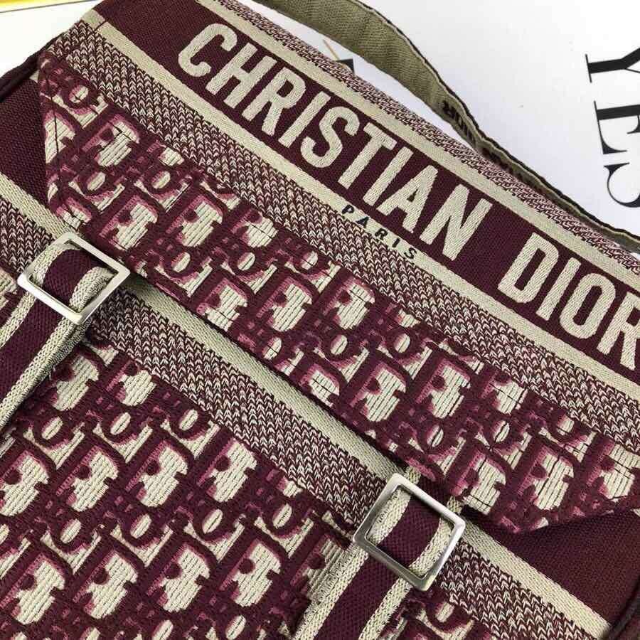 D*or bordeaux oblique D*orcamp messenger bag