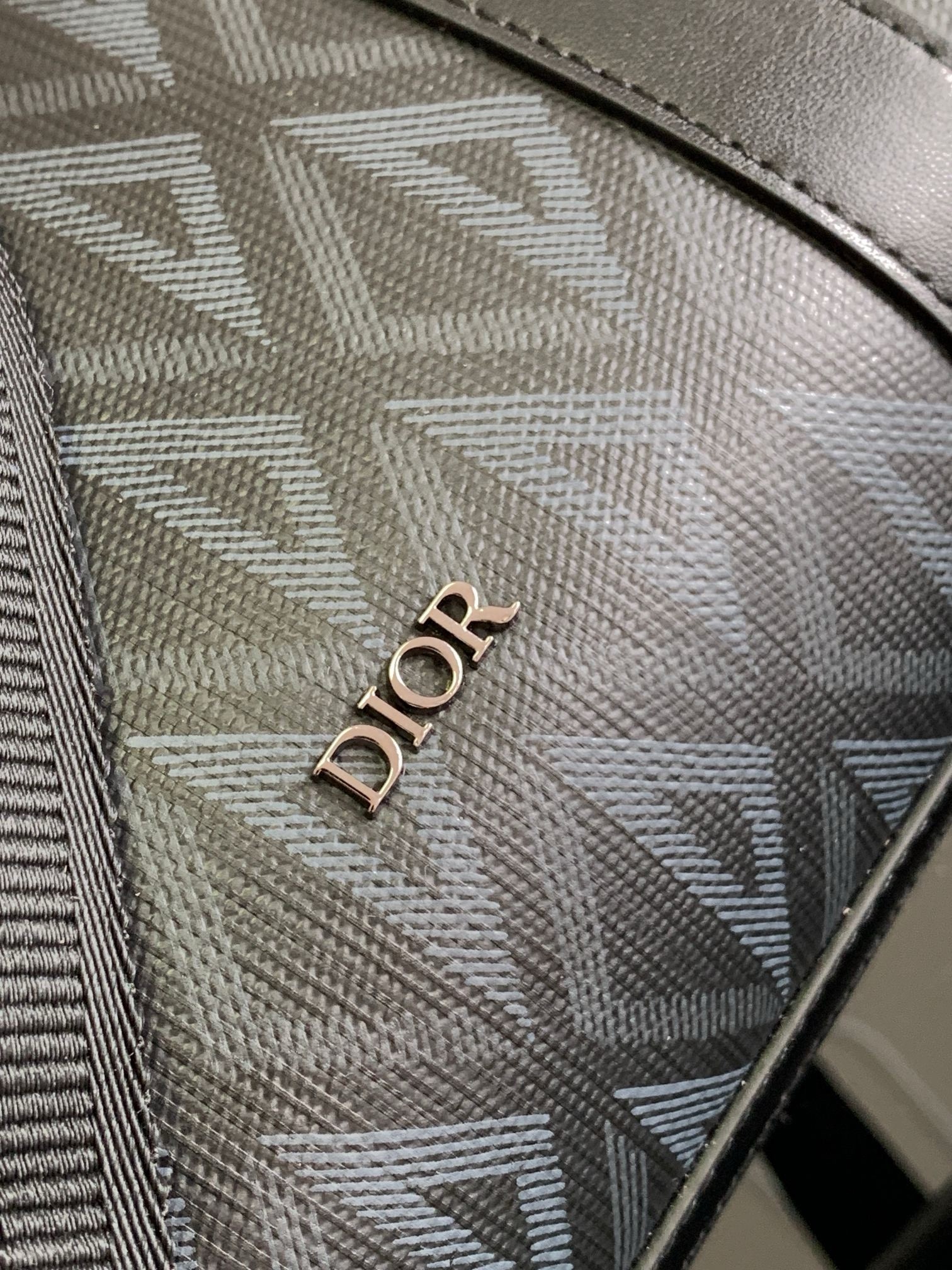 d*or lingot briefcase in black cd Di*m*nd canvas