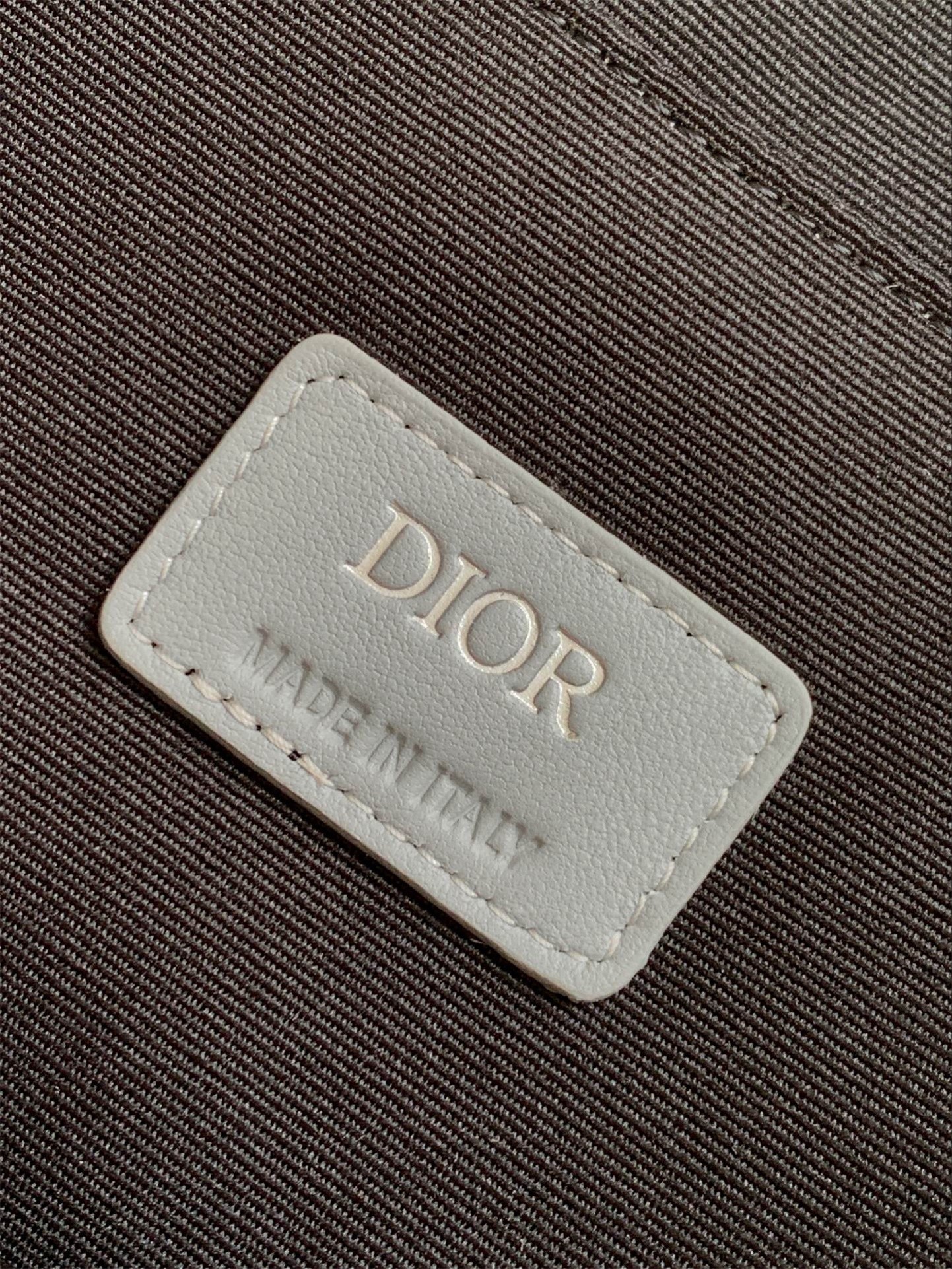 d*or safari tote bag in grey cd Di*m*nd canvas