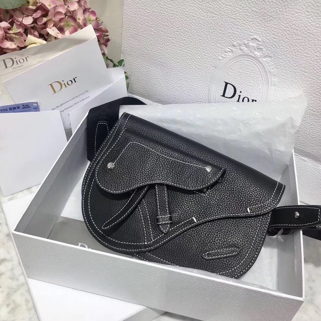 D*or black D*or x kaws pouch saddle bag