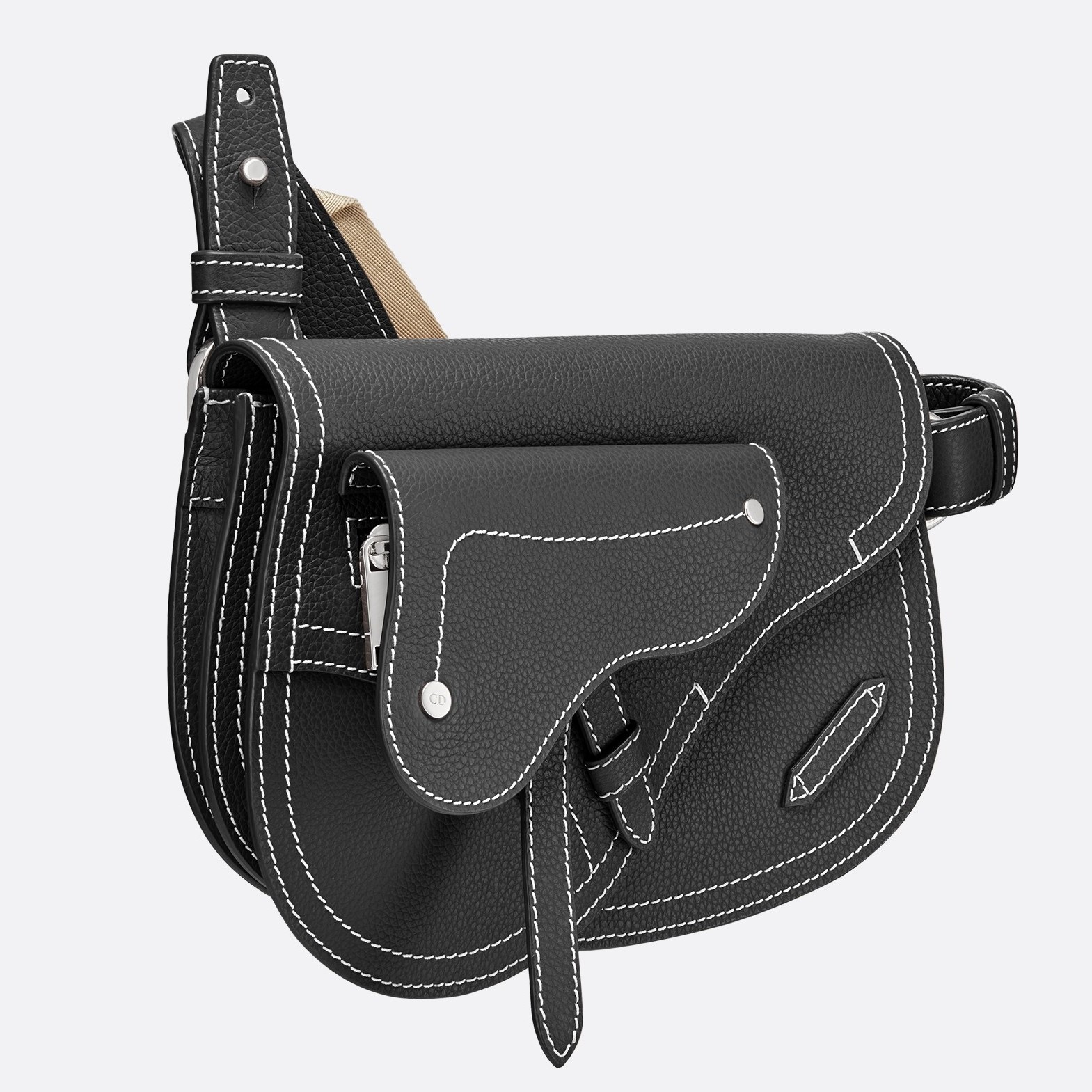 D*or black D*or x kaws pouch saddle bag