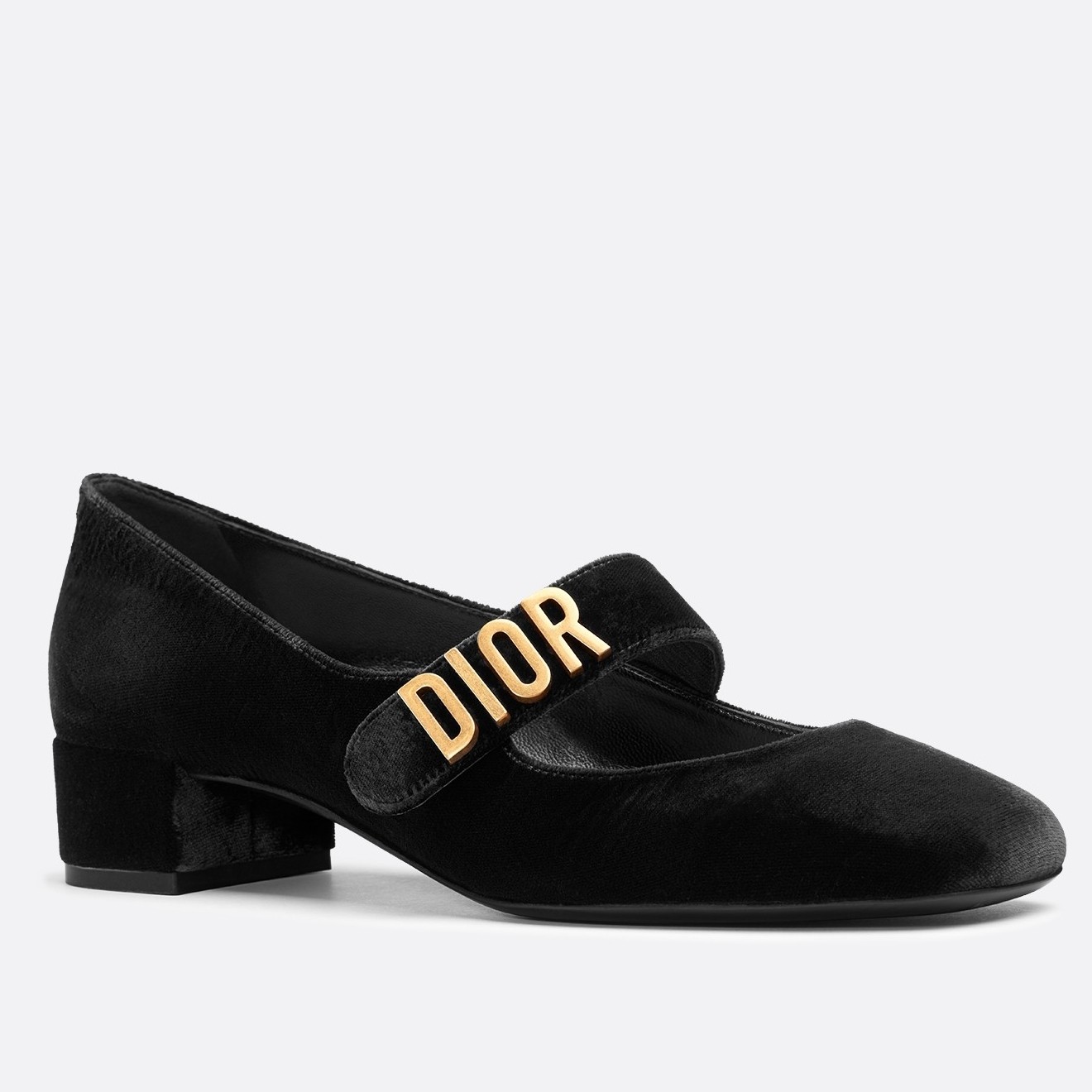 D*or baby-d ballet flats in black velvet