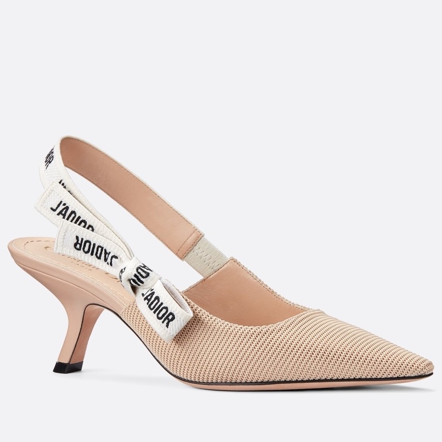 D*or j''aD*or slingback in nude technical fabric