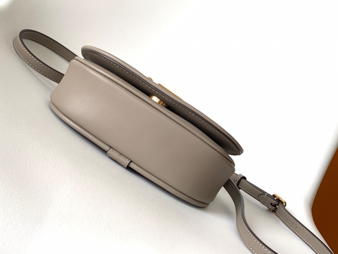 F**di c’mon small bag in grey calfskin
