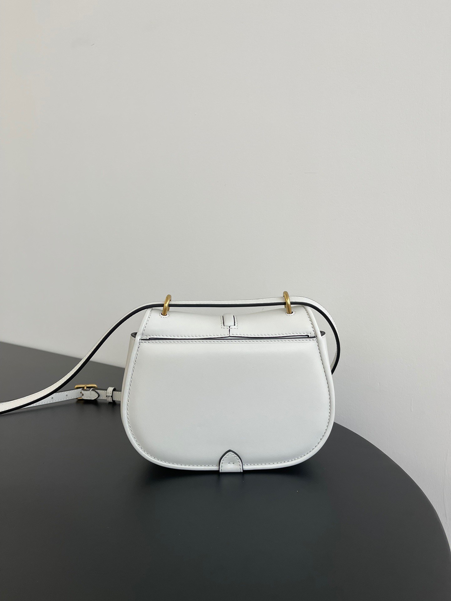 F**di c’mon small bag in white calfskin