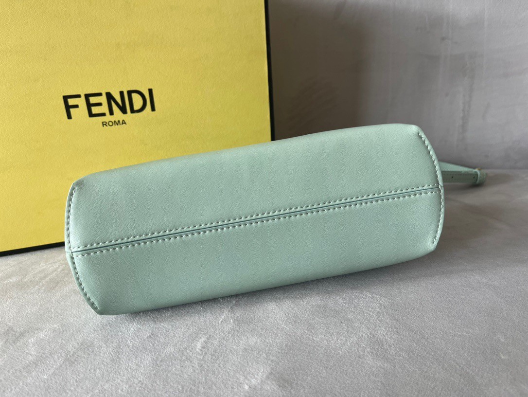 F**di first small bag in mint green nappa leather