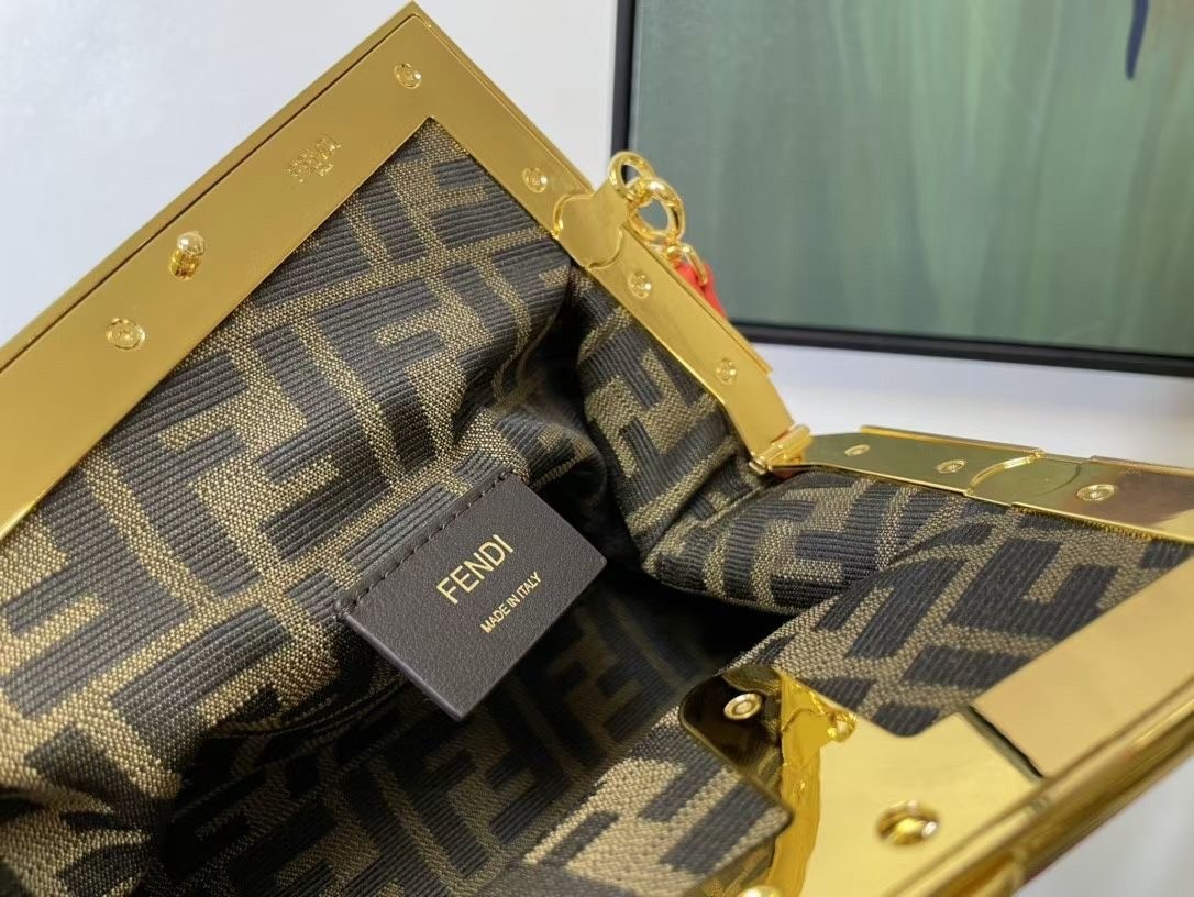 F**di small first bag in piment nappa leather