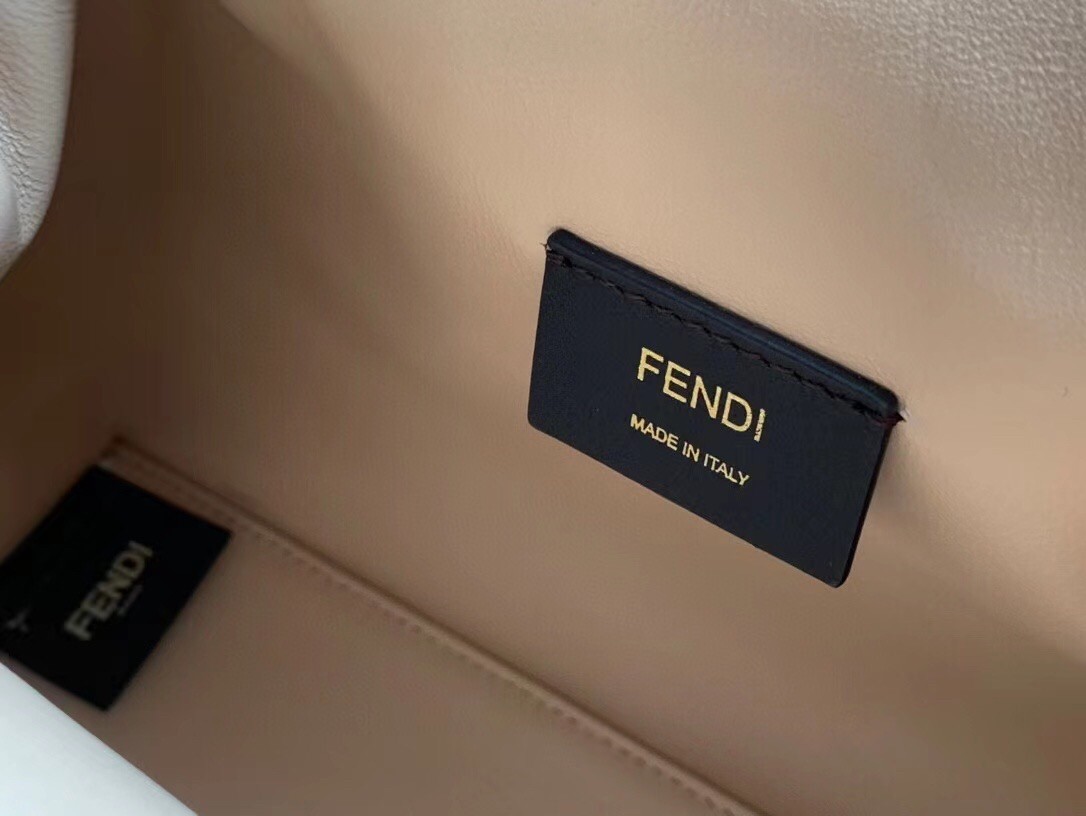 F**di small first bag in pink mink