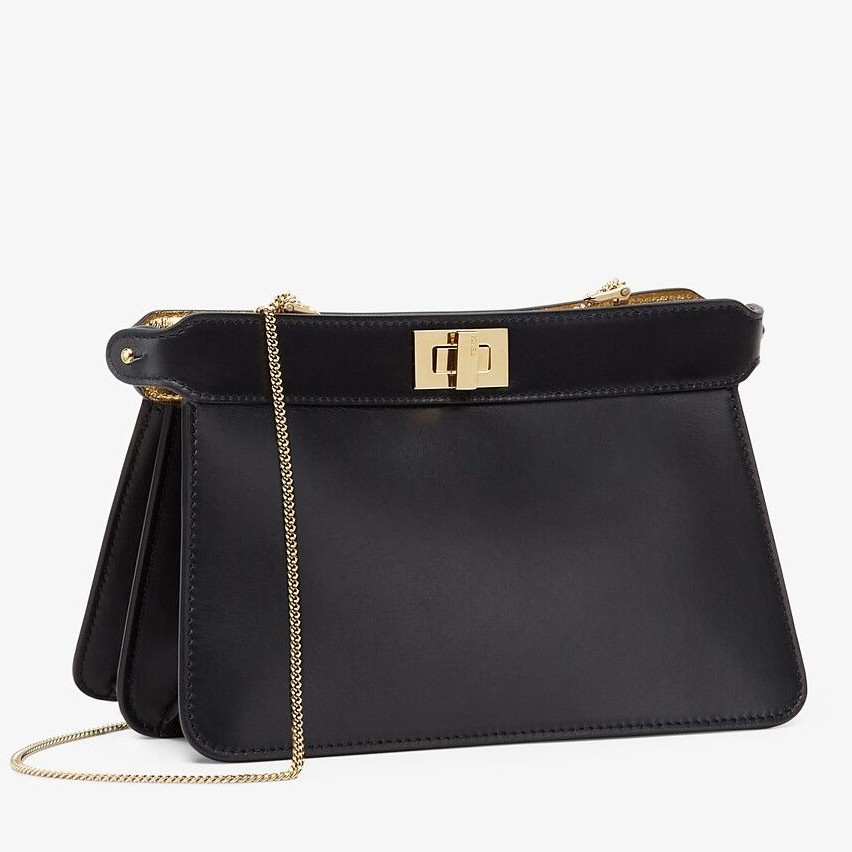 F**di black peekaboo iseeu pochette bag
