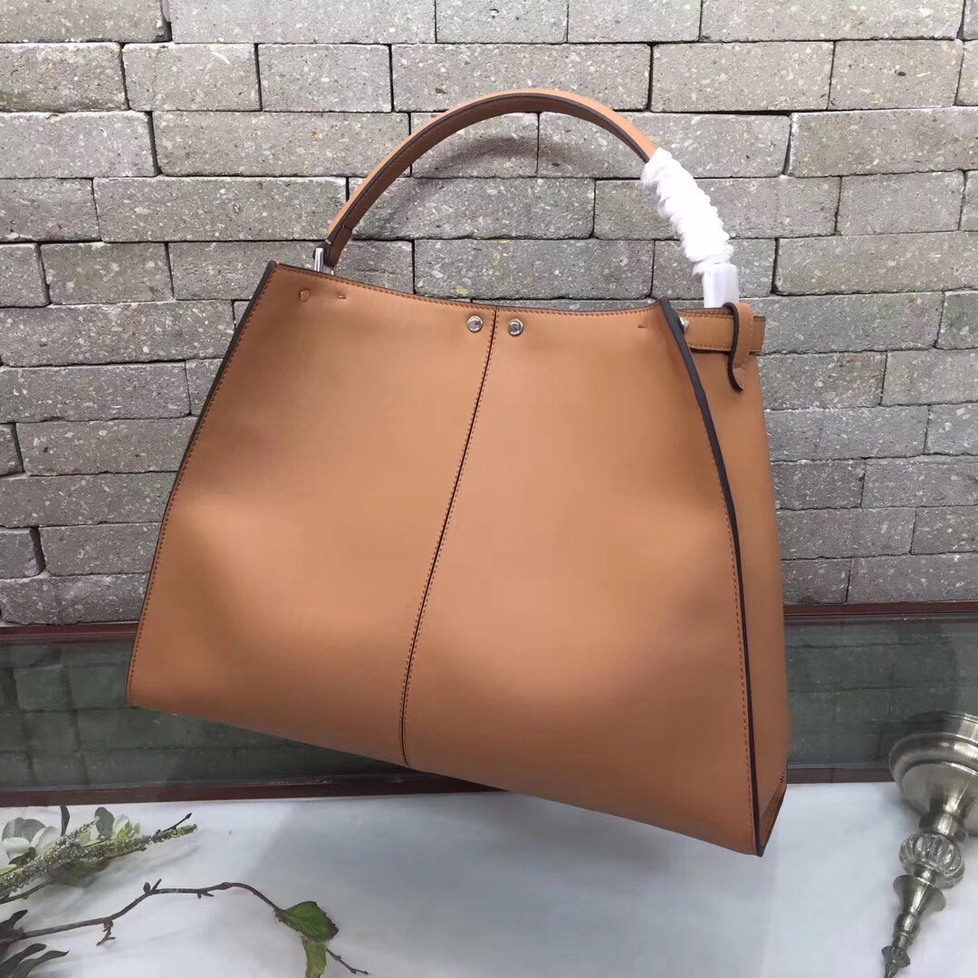 F**di camel peekaboo x lite large bag