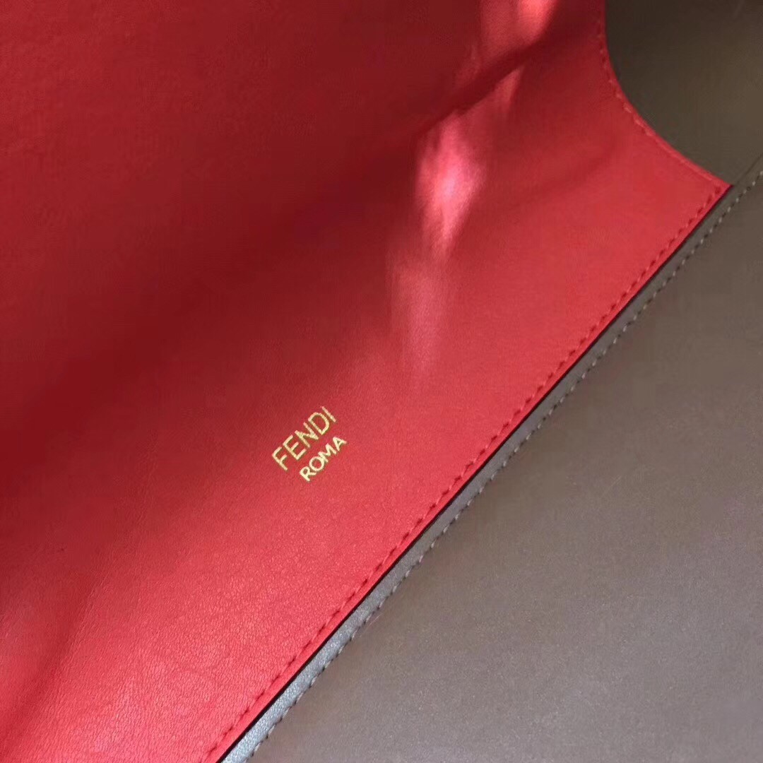 F**di black peekaboo x lite large bag