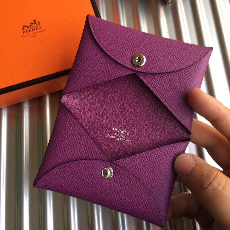 H**mes anemone epsom calvi card holder