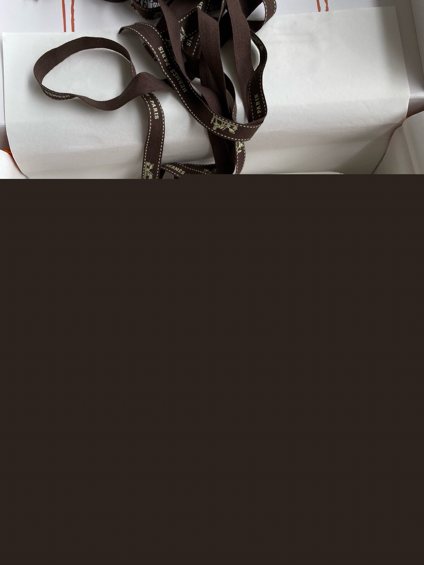 H**mes kelly pochette handmade bag in craie swift calfskin