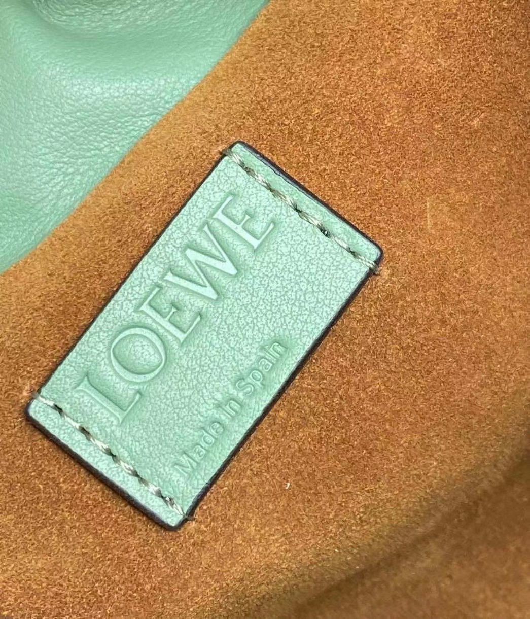 L0ew* flamenco mini clutch in rosemary nappa leather