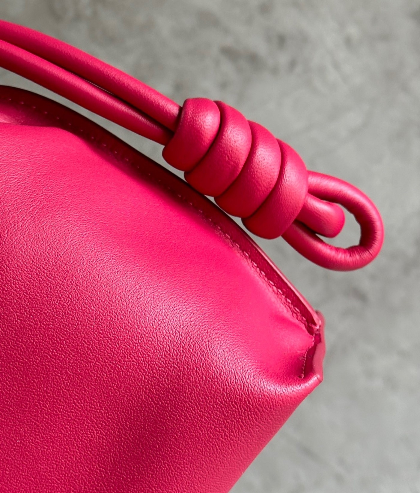 L0ew* flamenco clutch bag in ruby red leather