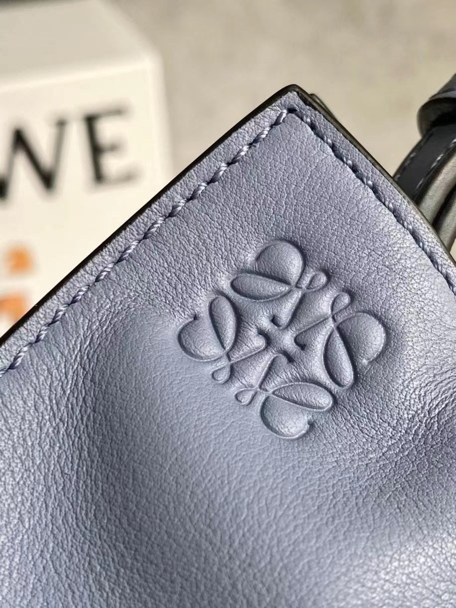 L0ew* flamenco clutch in atlantic blue nappa leather