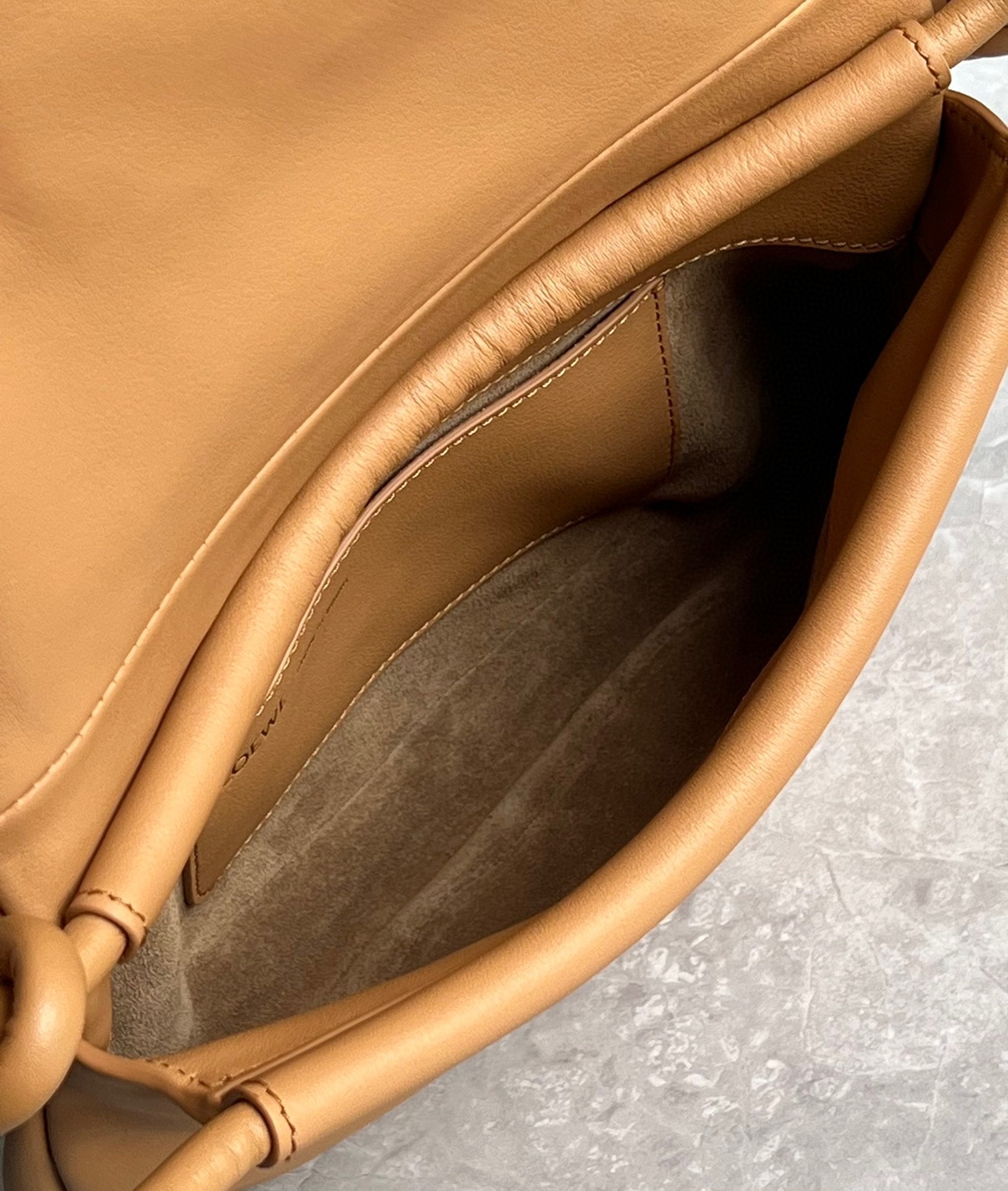 L0ew* paseo satchel bag in warm desert nappa leather
