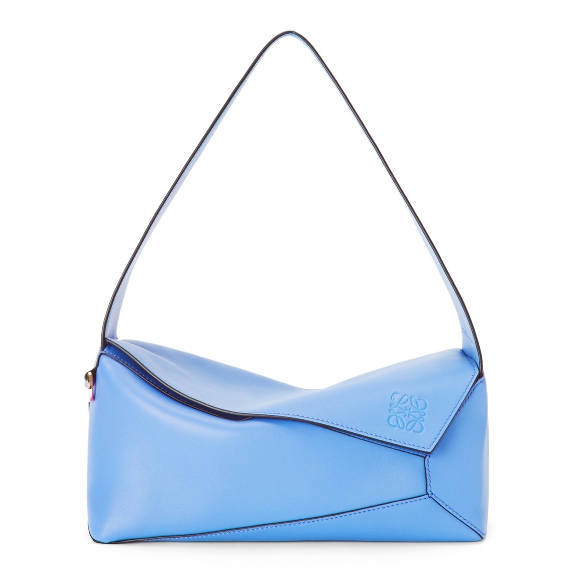 L0ew* puzzle hobo bag in blue nappa calfskin